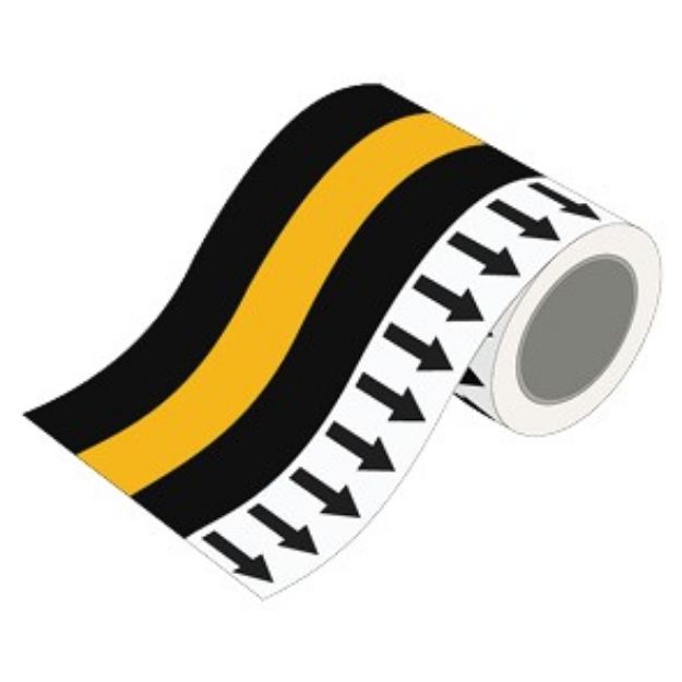 Sewage,  contaminated (black-yellow-black)